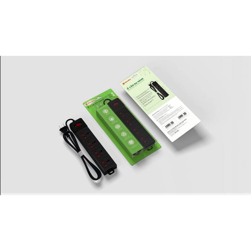 Ổ cắm đa năng chống giật 3mModel: OC04 4C/3M/10A