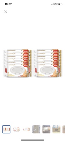 Khăn ướt huggies 64-72 tờ