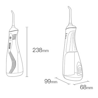 Máy tăm nước du lịch pin sạc