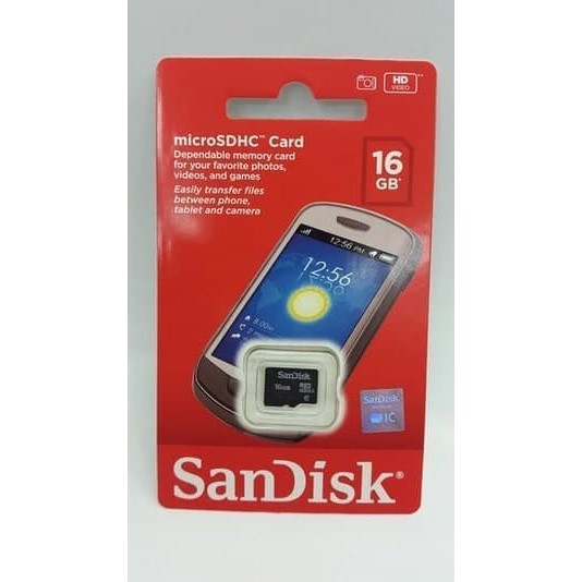 Linh Kiện Điện Tử Sandisk 16gb Cl4 Micro Sd Chính Hãng | BigBuy360 - bigbuy360.vn