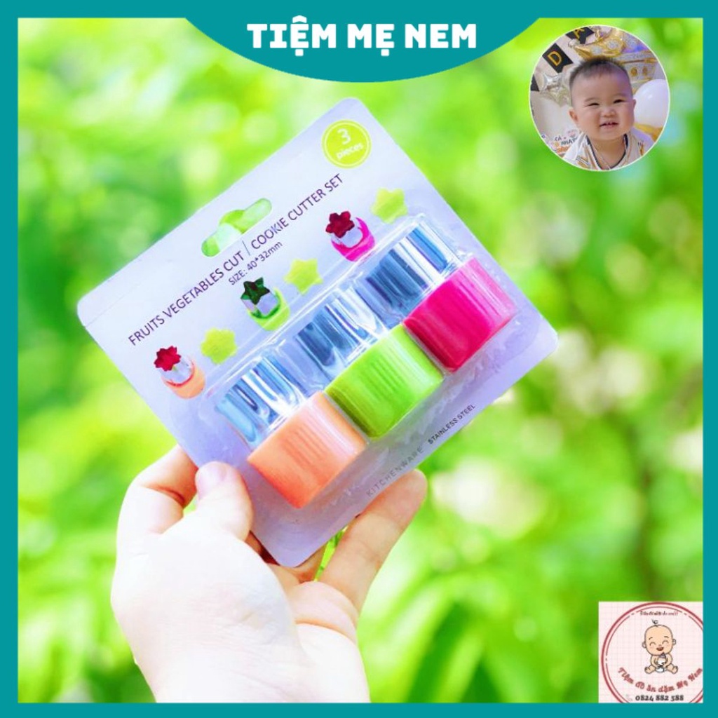 Tạo Hình Trái Cây, Rau Củ, Thạch, Bánh Quy Hình Hoa, Ngôi Sao, Trái Tim