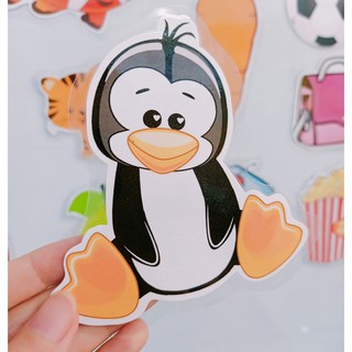 Mẫu vật hình dễ thương ép plastic ( 10 hình giống nhau)