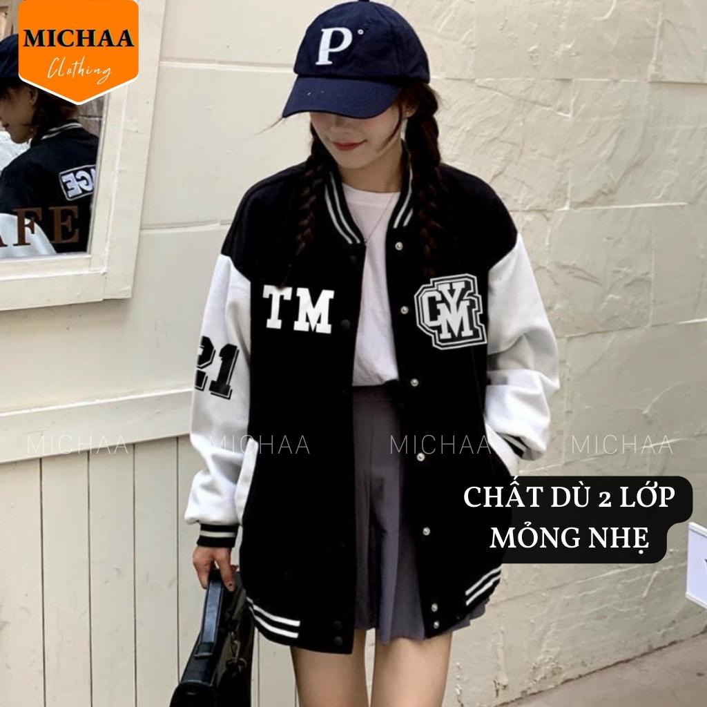 Áo Khoác Bomber Dù TM.CYM Nam Nữ Ulzzang Unisex Kiểu Thể Thao Jacket - MICHAA