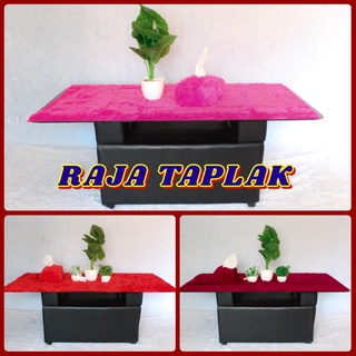 Bộ khăn trải bàn + khăn trải bàn lông vũ 100x50