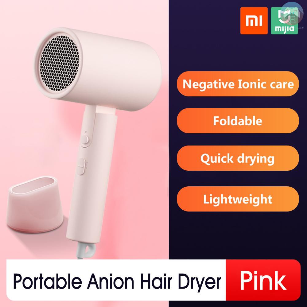 Ê Xiaomi Youpin Anion Hair Dryer CMJ02LXW 1600W Negative Ionic Blow Dryer for Fast Drying 18000rpm Motor Light Weight Hair Blow Dryer Home Travel