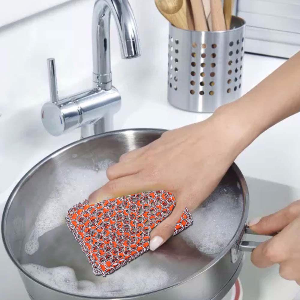Miếng Rửa Chén Bằng Sắt Siêu Bền Tiện Dụng Cho Nhà Bếp