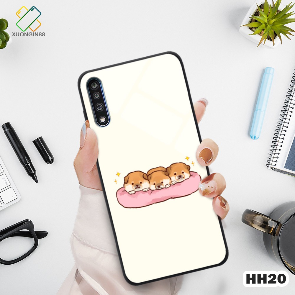 Ốp lưng VSMART LIVE kính cường lực hoạt hình cưng xỉu