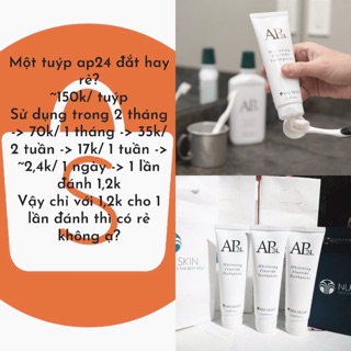 [Hàng Chính Hãng] Kem Đánh Răng AP24 của Nuskin