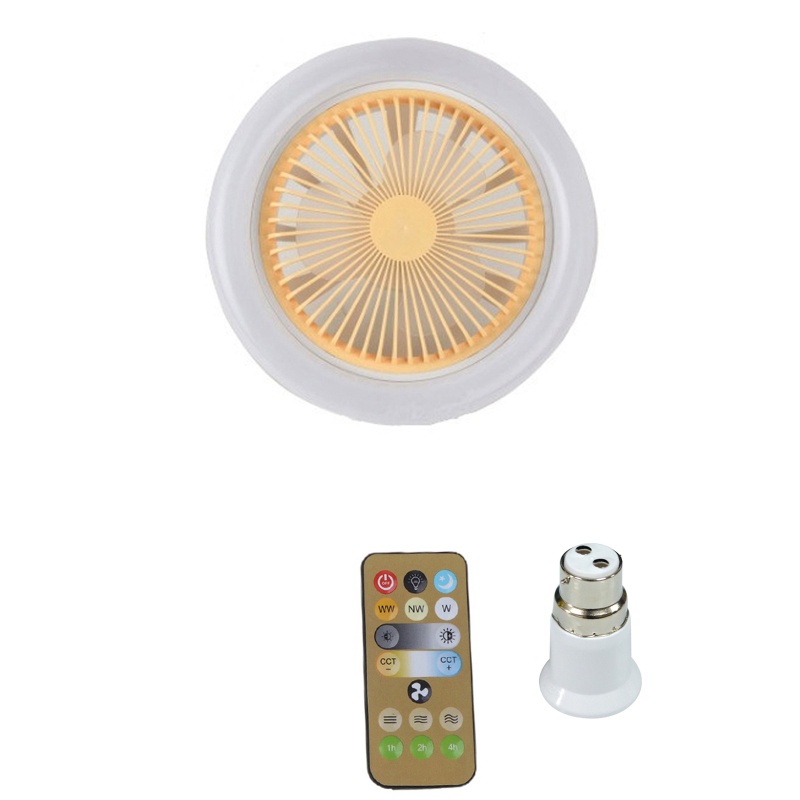 Quạt Trần Đèn LED 30W 3 Chế Độ Kèm Bộ Chuyển Đổi B22