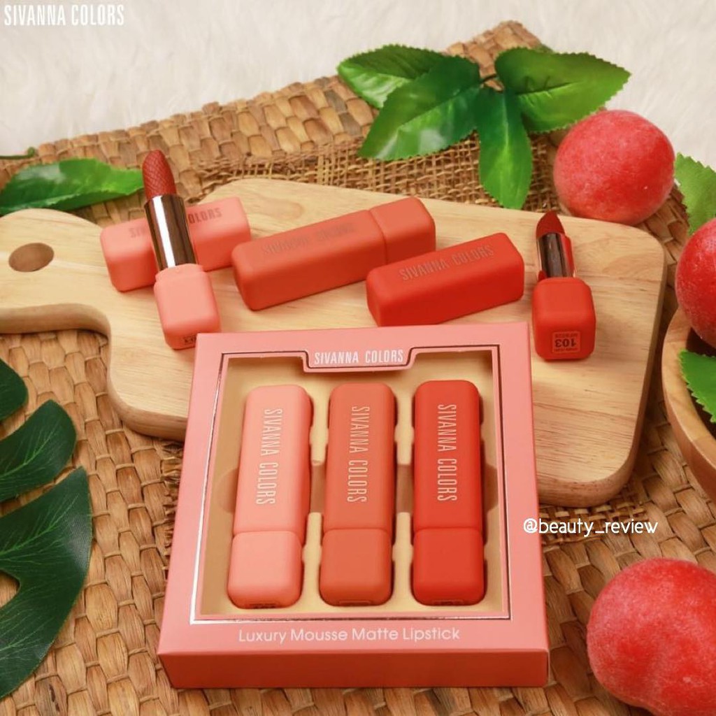 Set 3 Thỏi Son Sivanna Thái Lan | BigBuy360 - bigbuy360.vn