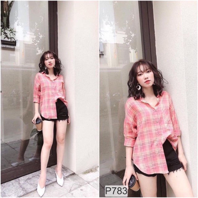 Áo sơ mi kẻ hot hit