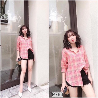 Áo sơ mi kẻ hot hit