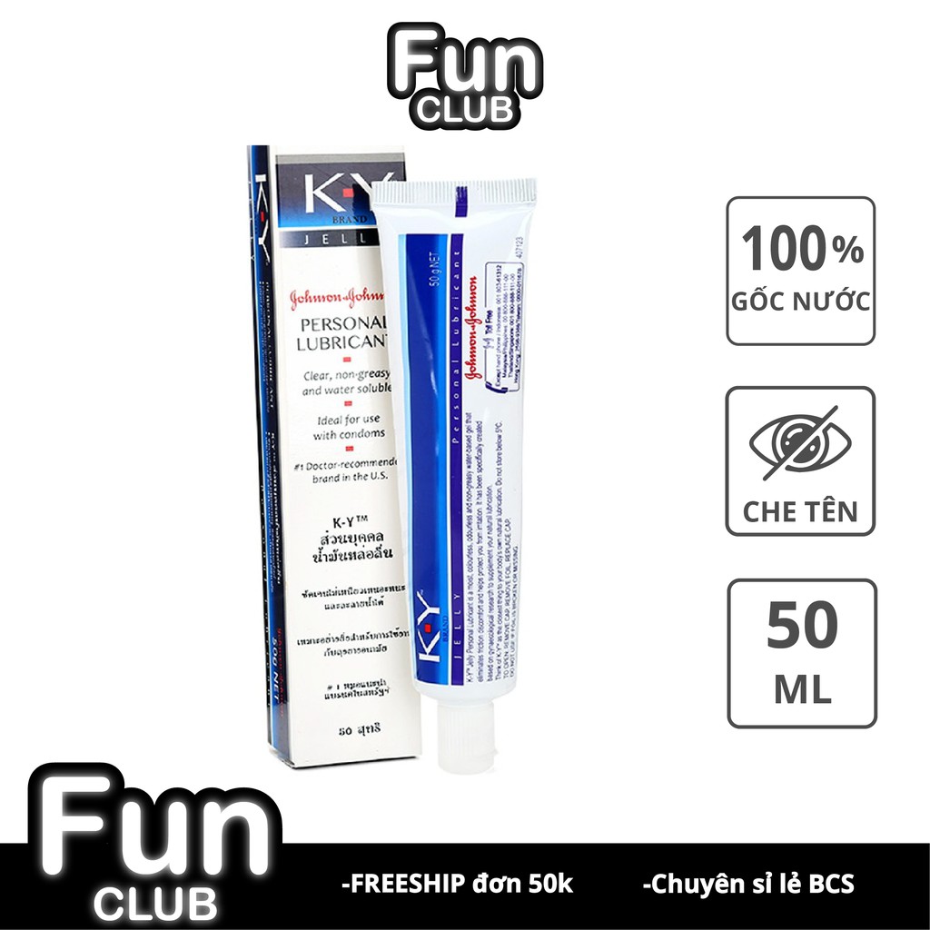 Gel bôi trơn Durex KY tuýp 50g Thái Lan GEL008