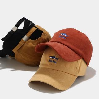 Mũ Lưỡi Trai Thêu Hình Cá Mập Phong Cách Hàn Quốc Thời Trang