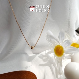 Dây chuyền nữ, vòng cổ hạt đậu thời trang hàn quốc đơn giản, tinh tế Cuties House N003