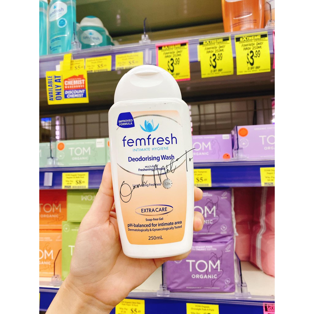 Dung dịch vệ sinh phụ nữ Femfresh Daily Intimate Wash 250ml hàng Úc