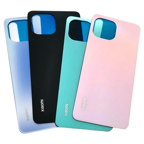 Nắp lưng Xiaomi Mi 11 Lite  - Chất liệu kính - Tặng kèm keo