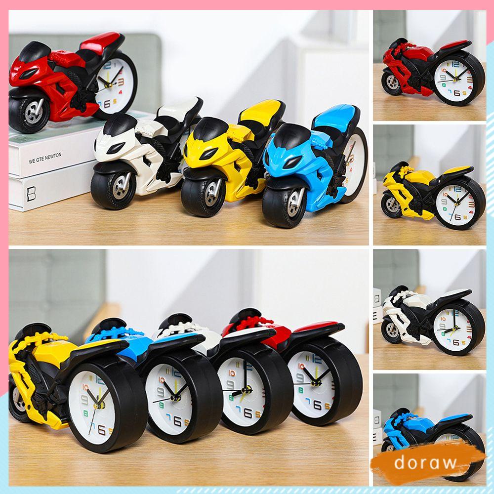 Đồng Hồ Báo Thức Để Bàn Hình Xe Máy Cổ Điển Cho Trẻ Em