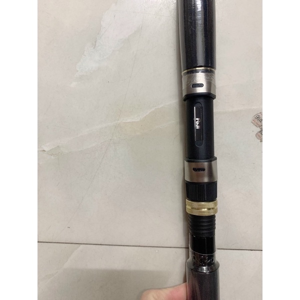 cần câu 2 khúc rỗng dài 3m15 hãng ryobi cần tải cá 20kg khuyên fuji