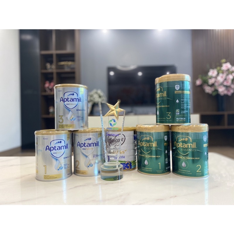 Sữa Aptamil Essensis số 1,2,3 - SỮA HỮU CƠ VỚI ĐẠM SẠCH A2 - 900g của Úc