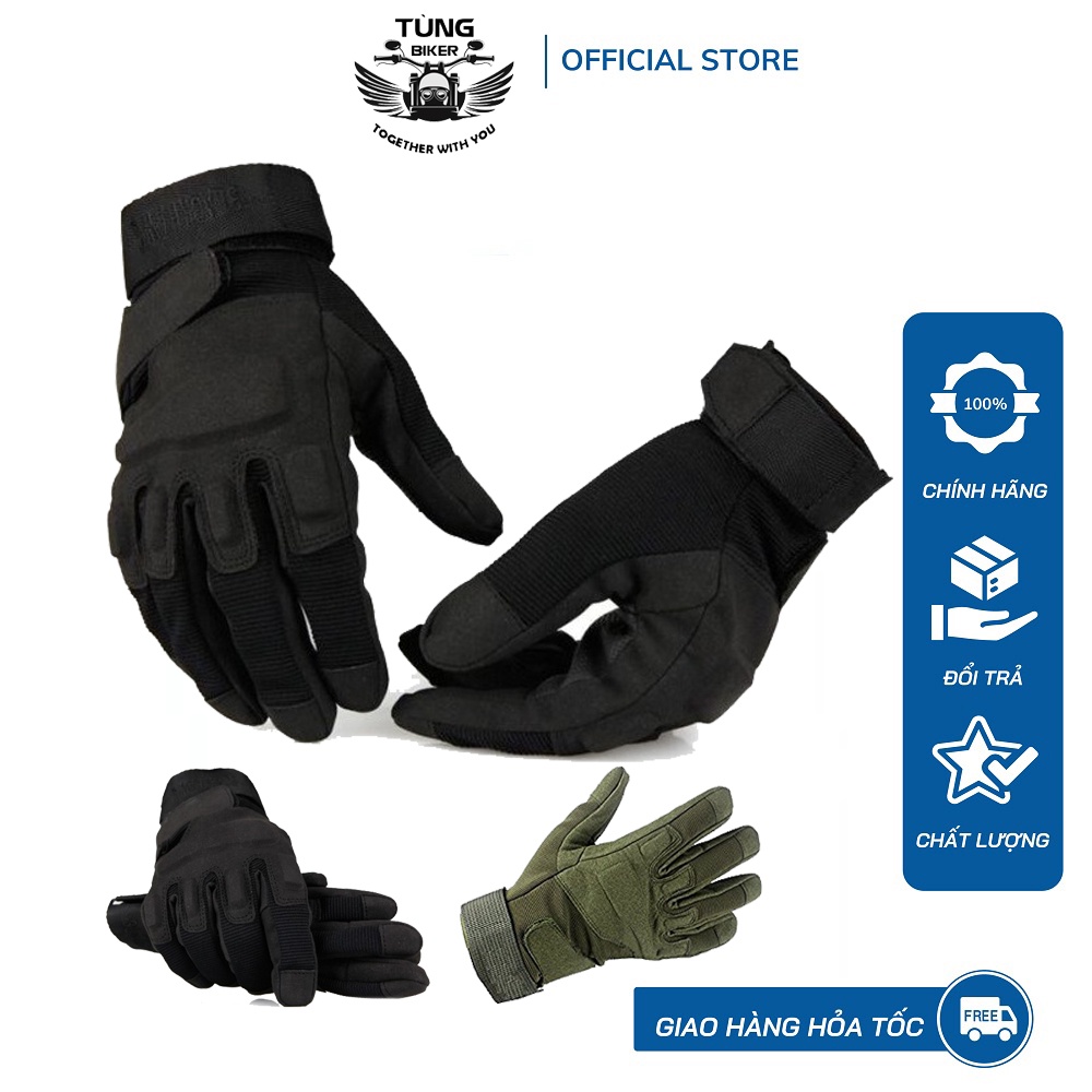 Găng Tay Chiến Thuật Black Hawk - Găng Tay Lính Dài Ngón