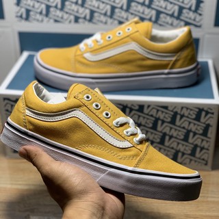 Giày Vans Vàng Full Chuẩn Box Xanh Nam Nữ