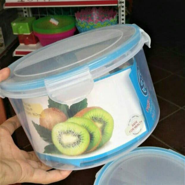 Bộ 3 hộp nhựa đựng thực phẩm có nắp gài chắc chắn, Hộp đựng thực phẩm để tủ lạnh 11x7 14x8,5 18x10