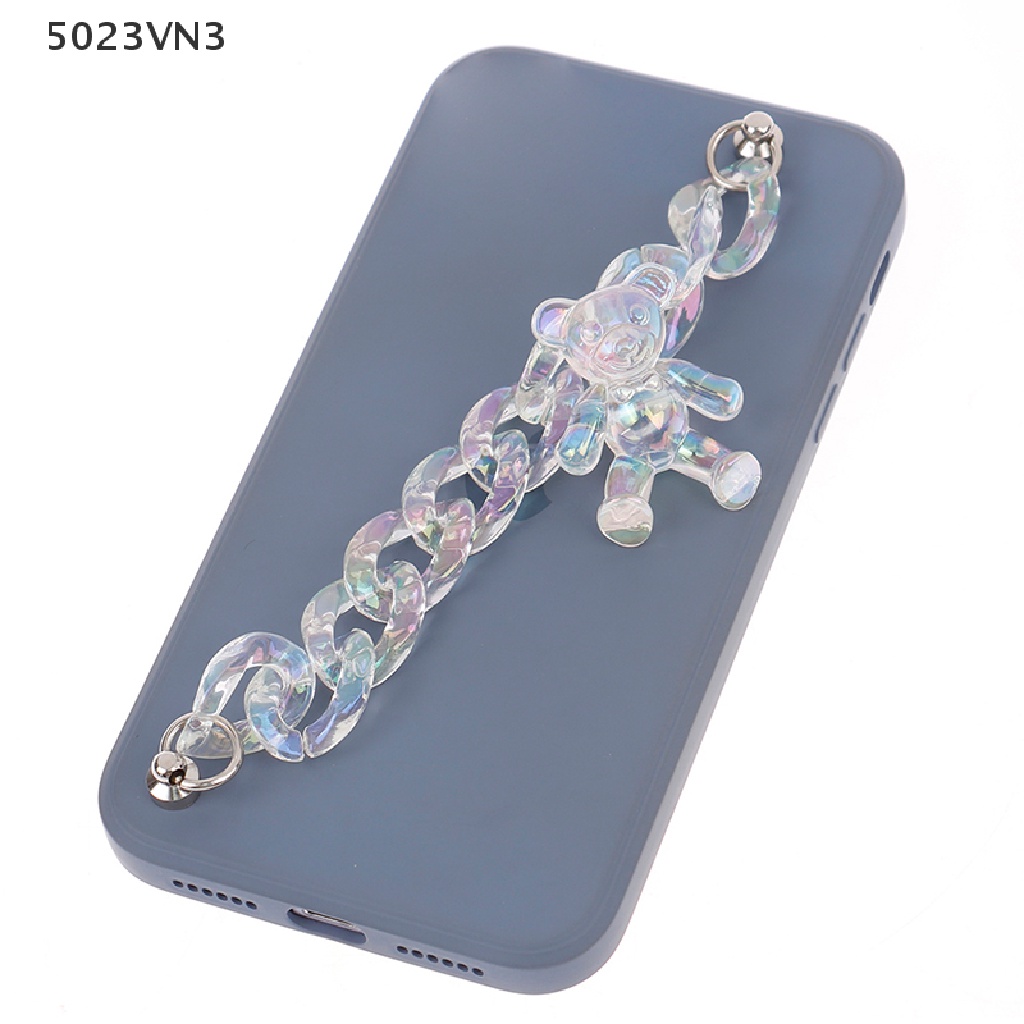 [EPVN] 1Pcs Transparent Color Little Bear Acrylic Chain For DIY Making Phone Case Decor {EP}