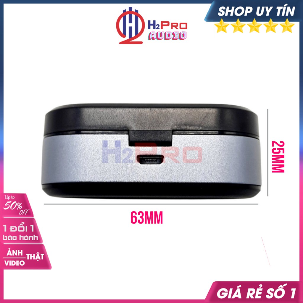 Tai Nghe Bluetooth, Tai Nghe Không Dây Tune Z3 TWS Chống Ồn-Pin Trâu 16h-Có Mic-Nhạc Hay (Tặng 4 Nút Tai)-H2pro Audio