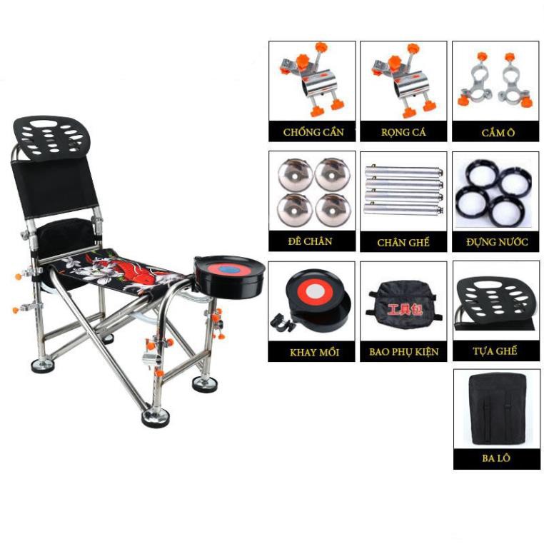 Ghế Câu Đài, Ghế Ngồi Mọi Địa Hình câu cá