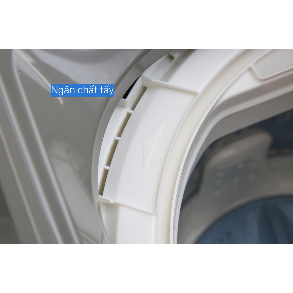 Máy giặt Aqua Inverter 9 Kg AQW-DK90CT(S) -Tự khởi động khi có điện, Vệ sinh lồng giặt, Vắt cực khô, giao miễn phí HCM