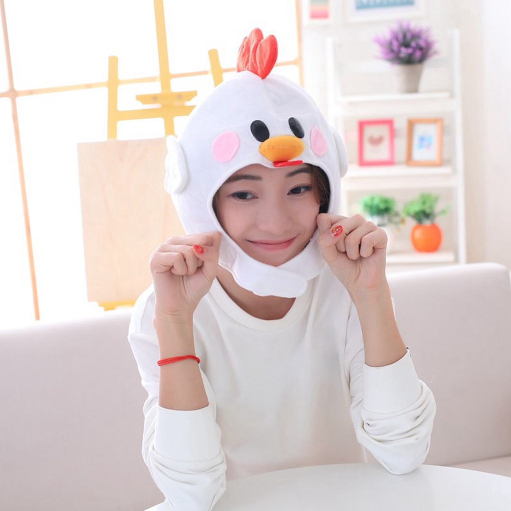 Hoạt Hình Động Vật Mũ Tai Trang Phục Mũ Sang Trọng Mũ Trùm Đầu Thỏ Mùa Đông