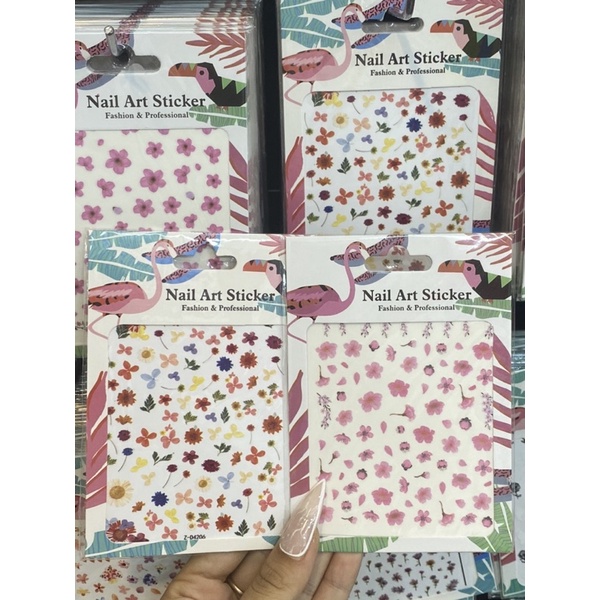 Sticker trang trí hoạ tiết hoa  ( ib shop chọn mẫu)