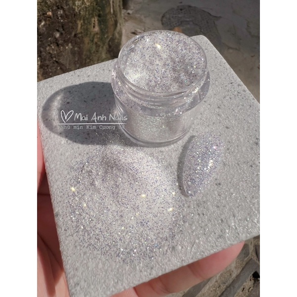 Nhũ rắc mịn Kim Cương - Nhũ mịn mix Gel 6 màu siêu sáng MaiAnhNails