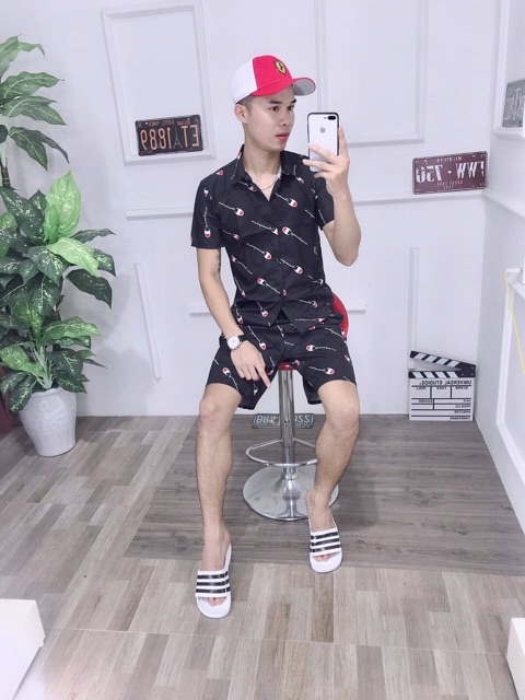 Bộ Champion Chất Lụa Hàn Đẹp [ Có sẵn ] | BigBuy360 - bigbuy360.vn