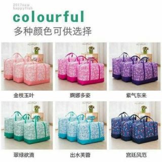 Túi đựng chăn - quần áo bằng vải dù 3 túi/set