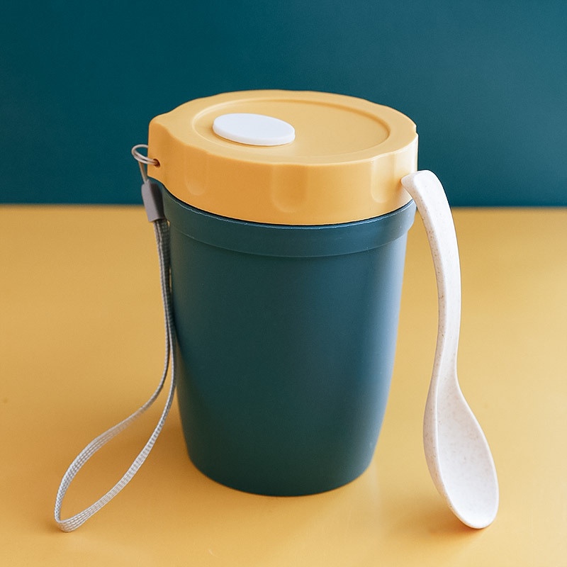 Cốc đựng canh giữ nhiệt lúa mạch văn phòng NATAHI GP01 đựng ngũ cốc, sữa, mang cùng hộp đựng cơm giữ nhiệt
