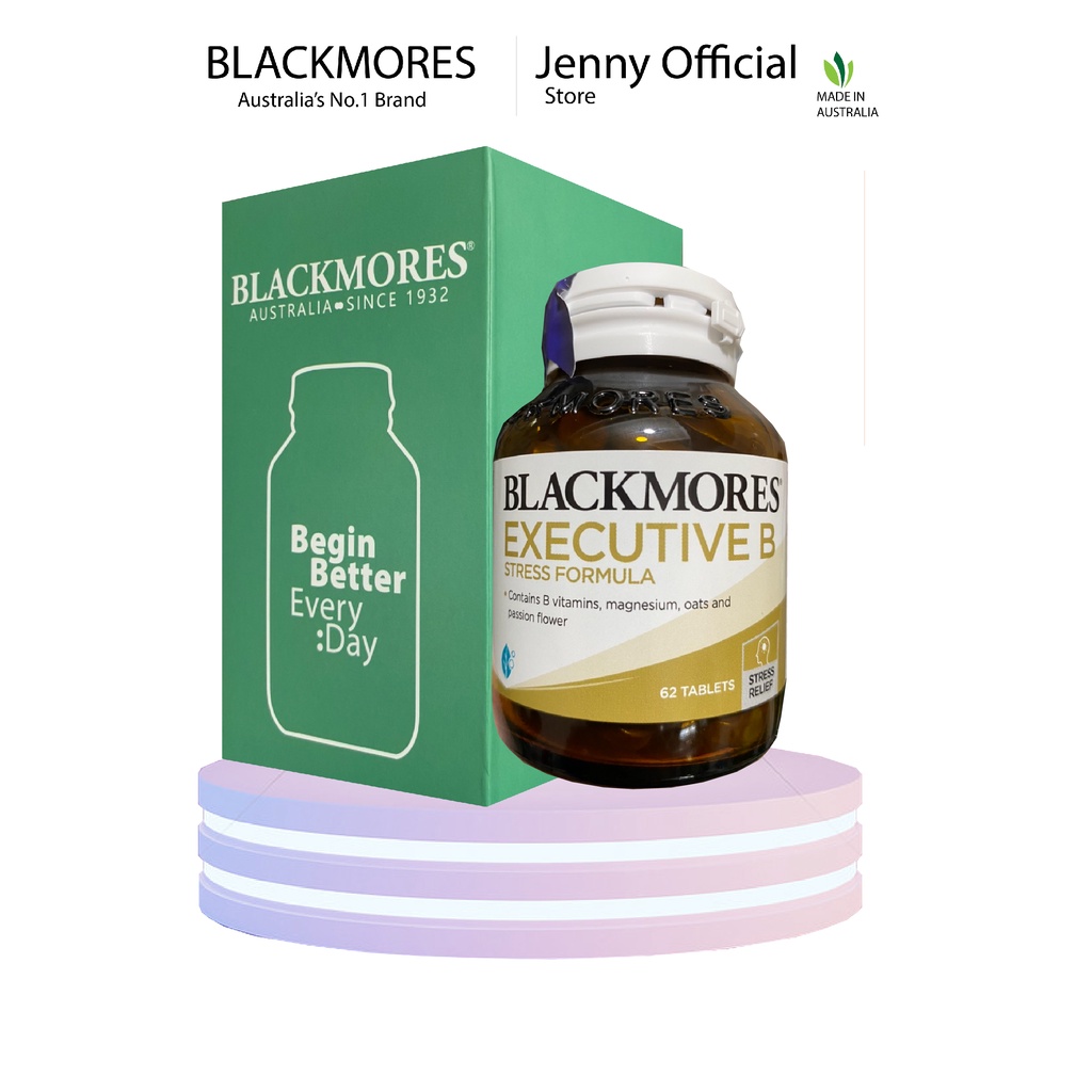 Viên uống hỗ trợ giảm Stress Blackmores Excutive B, 62 viên của Úc, hỗ trợ giảm stress