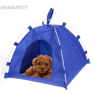 Lều chơi gấp được bằng vải oxford chống thấm nước kích thước nhỏ gọn dành cho cún cưng mèo thumbnail