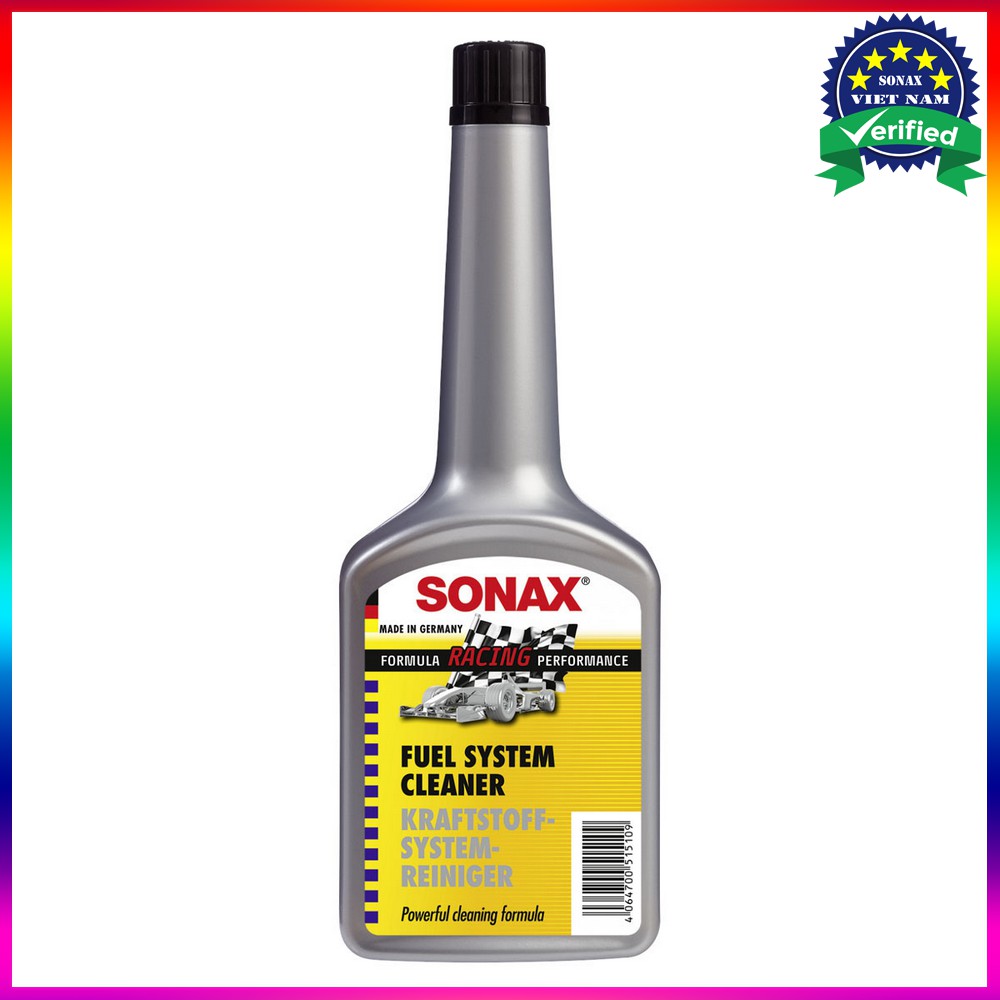 Dung môi pha xăng, làm sạch hệ thống xăng Sonax Fuel system cleaner