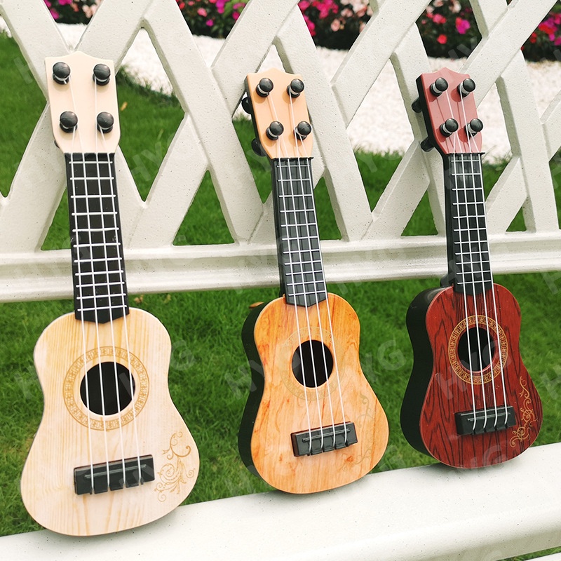 Đồ Chơi Đàn Ukulele HYG Toys Mini Bằng Gỗ Nhiều Màu Sắc