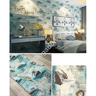Giấy dán tường con thuyền C0017