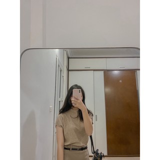 ảnh thật - áo len cộc tay