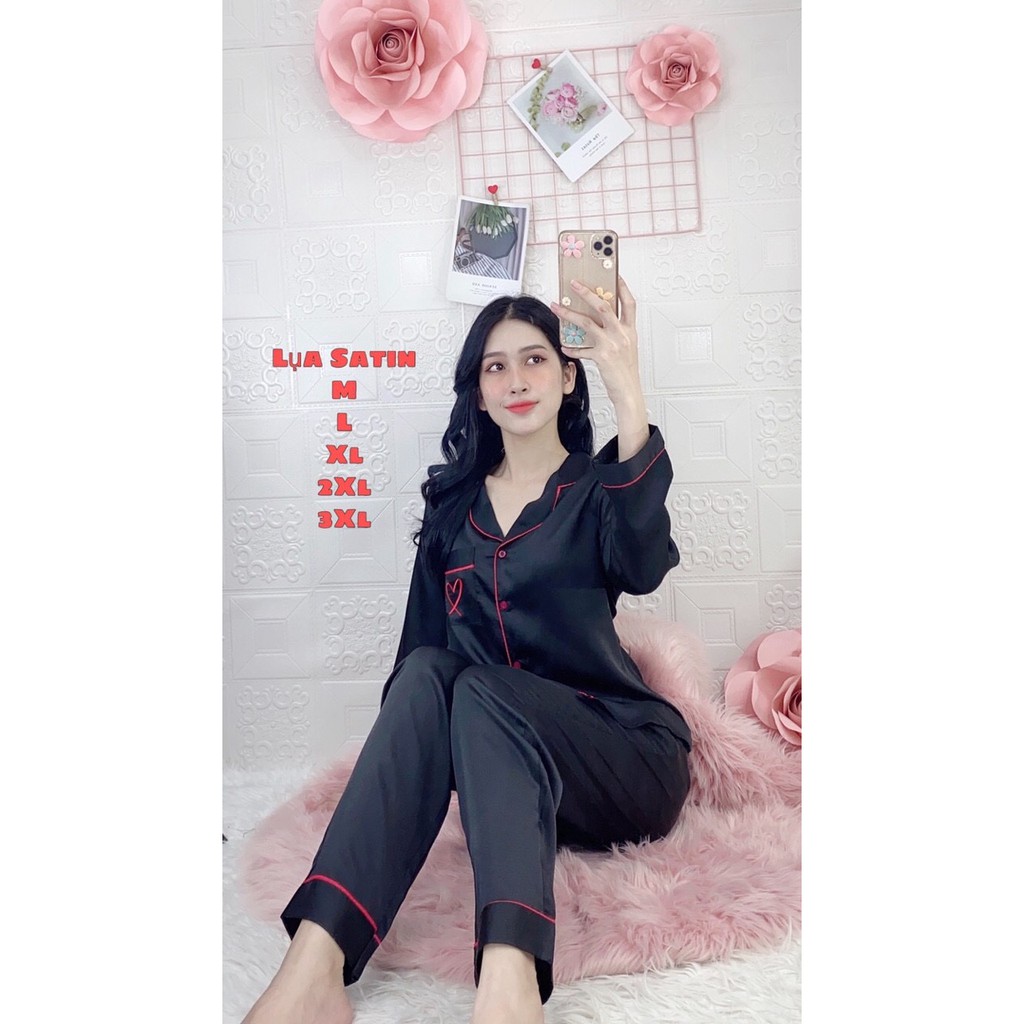 HÀNG CAO CẤP - SET ĐỒ BỘ LỤA SATIN DÀI | BigBuy360 - bigbuy360.vn