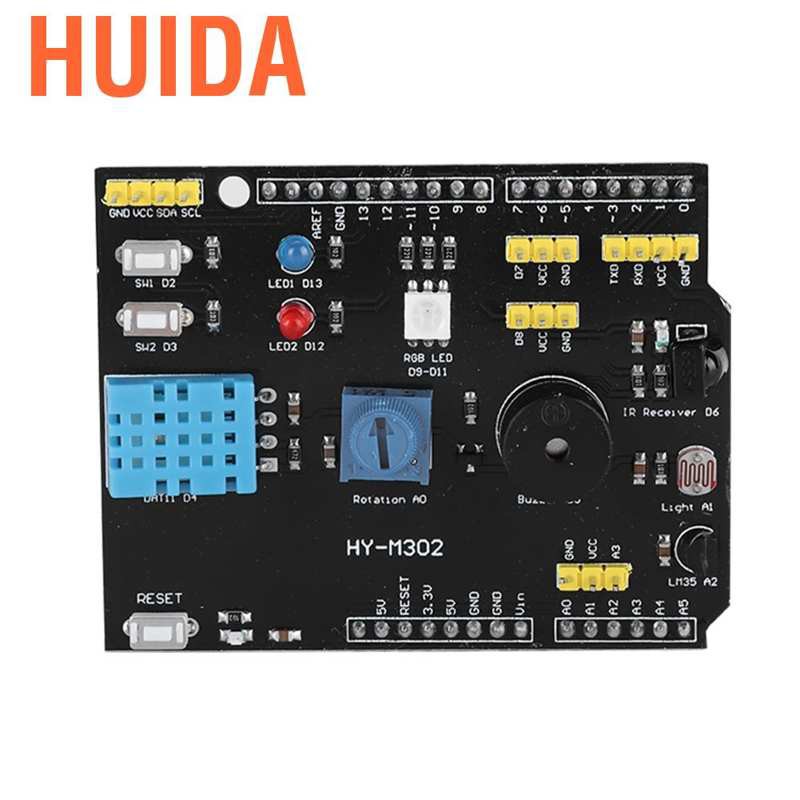 Bản Mạch Mở Rộng Đa Năng 9 Trong 1 Cho Arduino R 3 Lm 35 / Dht 11