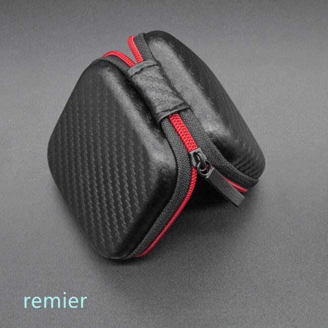 Hộp Đựng Tai Nghe Chống Ẩm Mini Cứng Cáp Có Khóa Kéo Cho Thẻ Nhớ SD TF