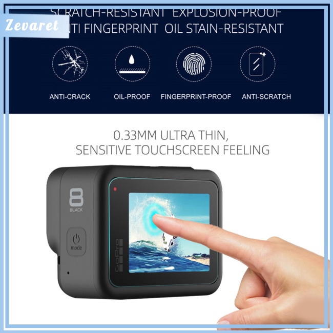 Kính Cường Lực Bảo Vệ Màn Hình Chống Nổ Cho Sunnylife GoPro Hero 8
