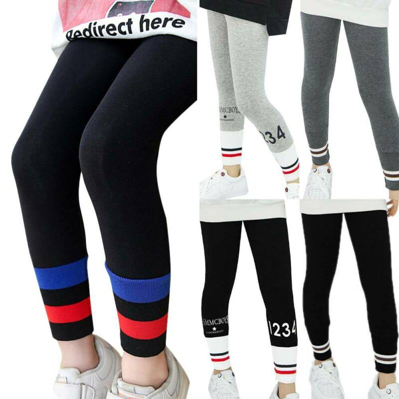 Quần Legging Cotton Lưng Thun Dành Cho Bé Gái (3-14 Tuổi)