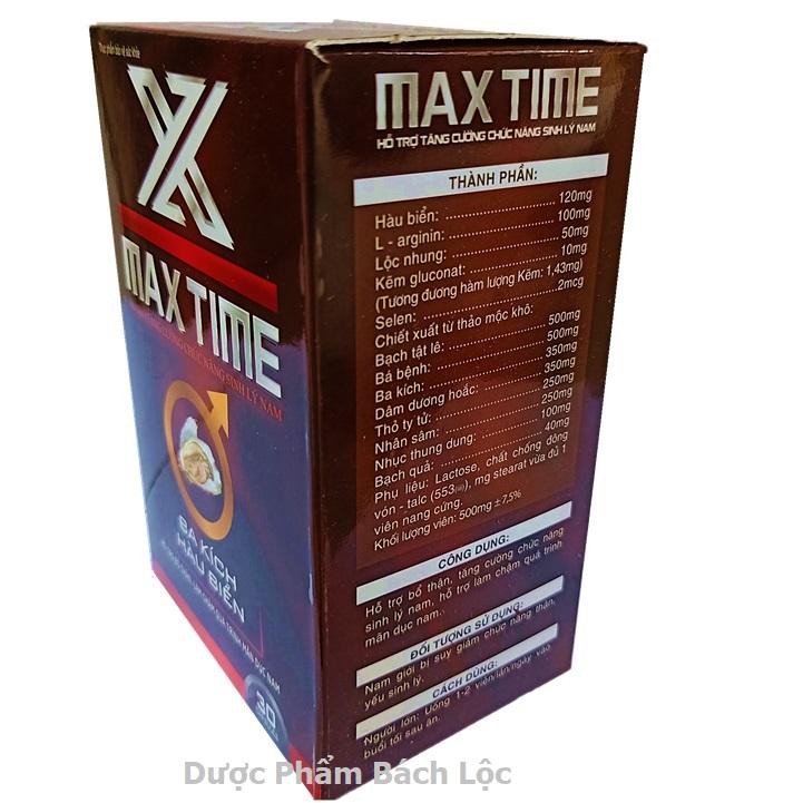 Max Time Ba Kích Hàu Biển- Bổ Thận, Tráng Dương, Tăng Cường, Sinh Lý