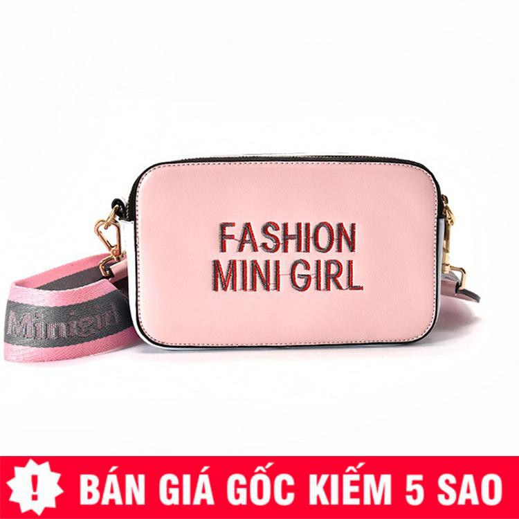 Túi Hộp Fashion Mini Girl 3D Bản 2 Dây Kéo Cao Cấp